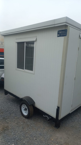 Camper Remolque Traila Caseta Vigilancia Oficina Móvil P/ 4
