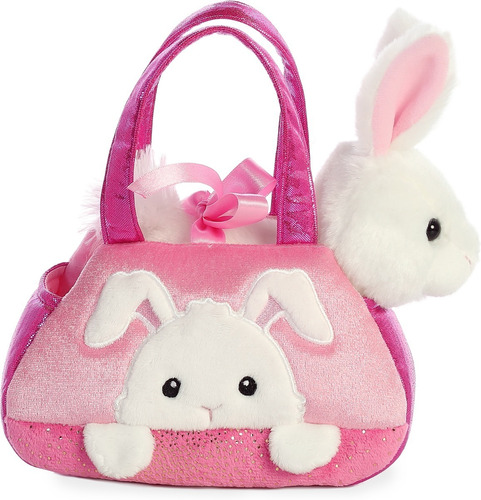 Peluche Aurora, Fancy Pals, Bolso Con Peluche