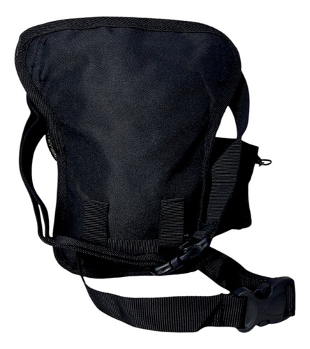 Muslera Caterpillar Táctica Moto Porta Botella Bandolera Negro Lisa