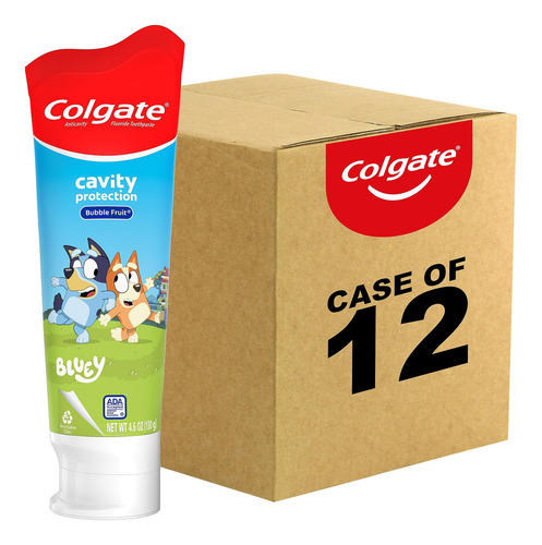 Pasta De Dientes Colgate Kids Con FlĂșor 135 Ml Bluey 2+ Year