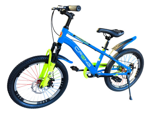 Bicicleta Aro 20 Cfeng Con Freno Disco Azul