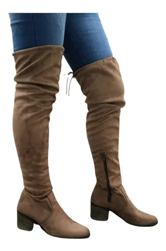 Botas grises largas mujer 2025