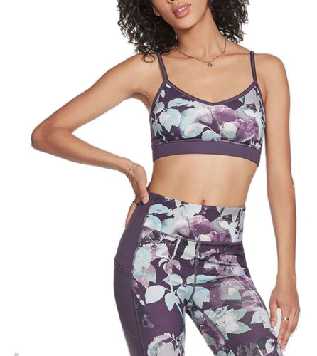 Top Skechers Ink Leaf Strappy Violeta