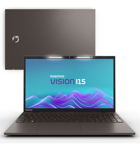 Notebook Positivo Vision I15 Intel Core I3 Linux 16gb 256gb Ssd Lumina Bar 15.6  Fullhd - Cinza 