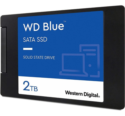 Imagen 2 de 3 de Ssd 2tb Western Digital Disco Duro Solido Sata 2.5 Laptop Pc