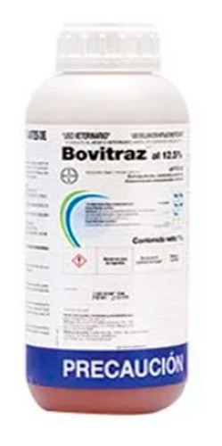 Imagen 1 de 1 de Bovitraz 12.5% 1 Lt Bayer Contra Garrapatas