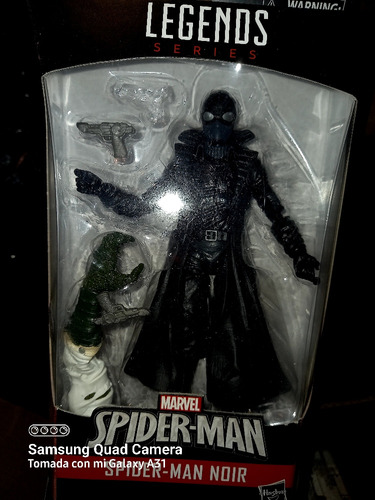 Marvel Legends Spiderman Noir Baf Lagarto