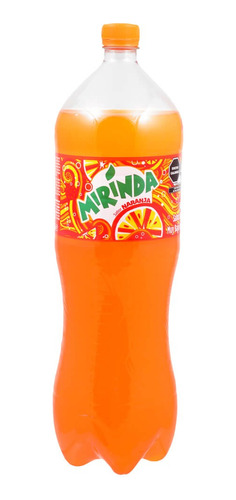 6 Pack Refresco Naranja Mirinda 2 L