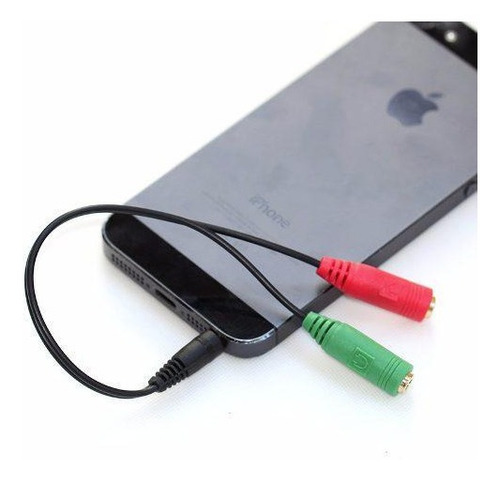 Divisor Microfono Audifono Adaptador 3.5 Mm Audio Ps4 Pc