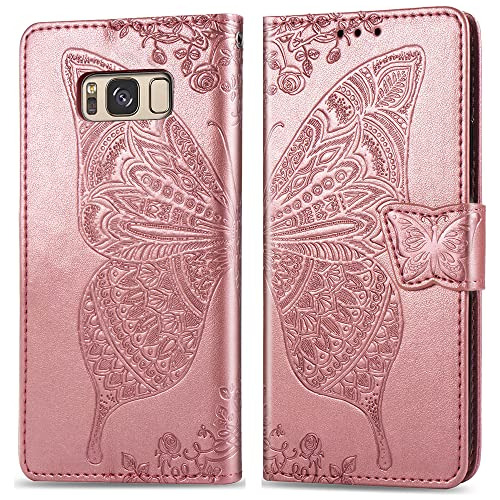 Funda Para Samsung Galaxy S8plus/s8+ Rosa Dorado 6.2 Pulgada