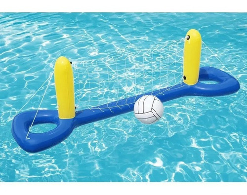 Imagen 4 de 5 de Juego De Voley Inflable C/ Pelota Y Red Bestway Ideal Pileta