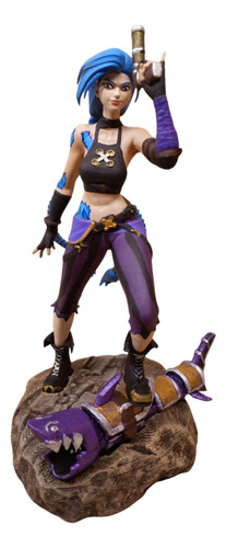 Jinx Arcane / League Of Legends - Figura De Impresion 3d