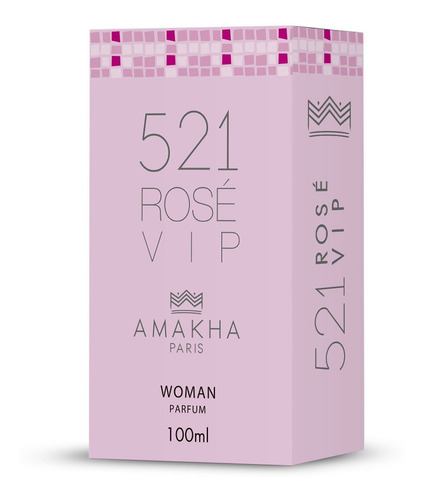 521 Rose Vip Amaka Paris 100ml Perfume