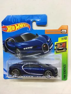 Hot Wheels - 16 Bugatti Chiron - Mainline 2020 Cartela Curta