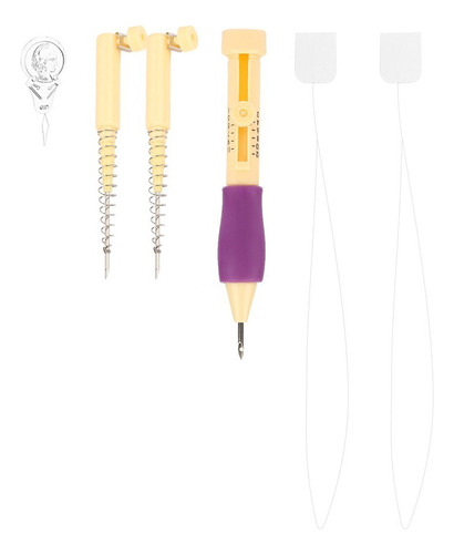 Punch Needle Bordado Fieltro Pluma 2 Spring S Set Herramient