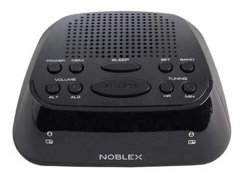 Imagen 3 de 3 de Radio Reloj Despertador Noblex Rj960 Doble Alarma Dual