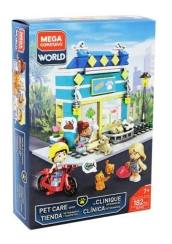 Set De Construcción Mega Construx World Clínica Veterinaria