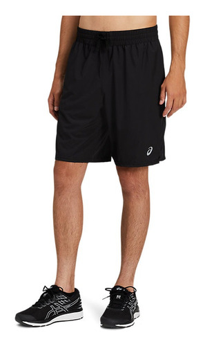 Short Deportivo Asics Color Negro Para Hombre 100% Original