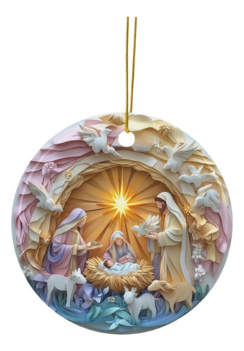 Fs 2 Adorno Para De Navidad, Pequeño Colgante De Nacimiento