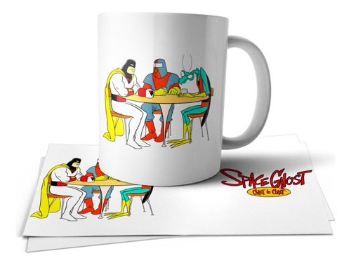 Space Ghost Fantasma Del Espacio Costa Taza Tu Propio Estilo