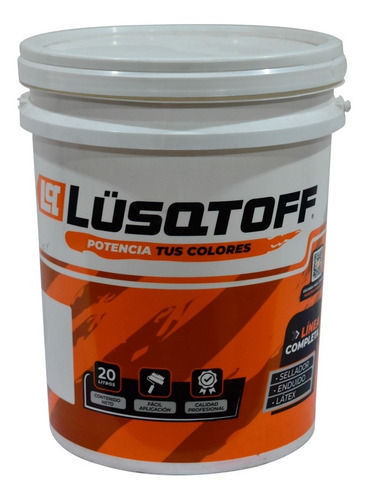 Pintura Latex Interior 20lt Blanco Pared Lusqtoff Llint20-8