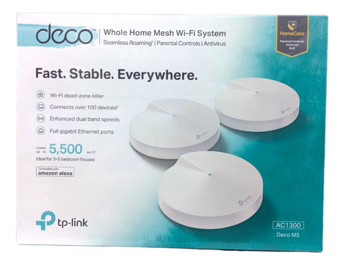 Router Wifi Tp-link Mesh Deco M5 Ac1300 2gigabit Mu-mimo Cn