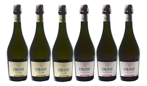 Champagne Extra Brut Cruzat Cuvee Premium Mix Caja X6