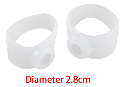 - 4 Par De Anillos Magnéticos De Silicona Para Los Dedos Del