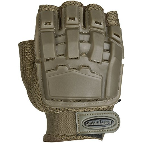 Evike Matrix Half Finger Tactical Gloves - Tan - Xl/xxl - (4
