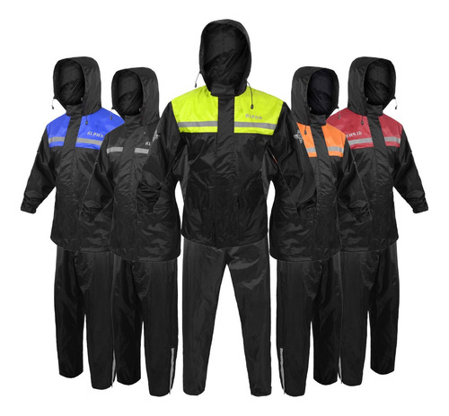 Alpha Cycle Gear - Traje De Lluvia Para Hombre Y Mujer, Chaq