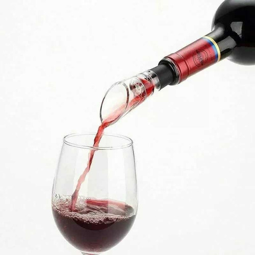 Pack X3 Aireados De Vino Vertedor Tapón De Botellas De Vino