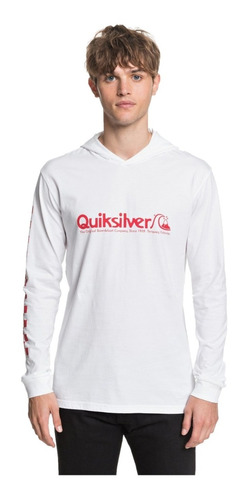 Playera Quiksilver Hombre Blanco Checkers Mate Eqyzt05448wbb