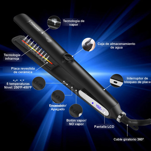 Plancha De Cabello Profesional Infrarrojos Nuevo Modelo