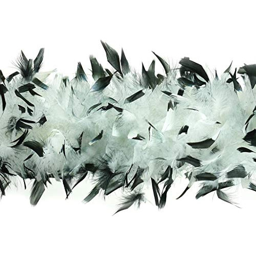 Utileria - Boa De Pluma - Zucker Chandelle Boas Tipped - Whi