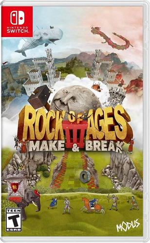 Rock Of Ages 3 Make & Break Nuevo Fisico Sellado Switch