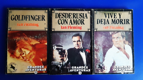 Set 3 Libros Ian Fleming - James Bond 