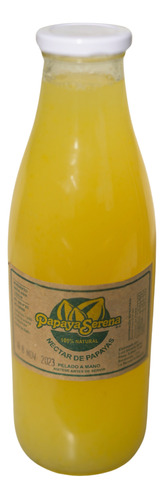 Néctar De Papaya 100% Natural - Botella 1000 Cc.- Caja 25 Ú.