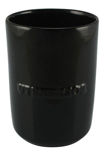 Porta Utensílios De Cerâmica 1300ml Ceraflame Preto