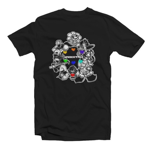 Remera Niño Undertale All Circulo