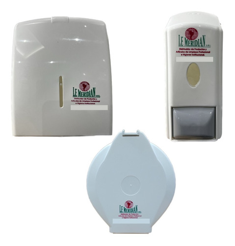 Kit Dispenser Toallas - Papel Higienico - Jabón Para Baño