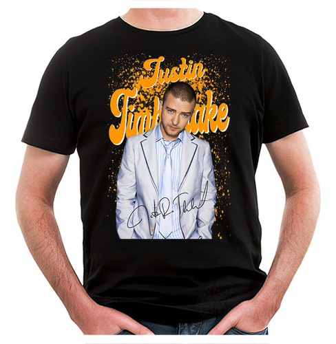 Remera Justin Timberlake (negra:) Ideas Mvd