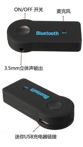 Adaptador Bluetooth Veicular P2 Receptor Conv. P/ Carro Ef