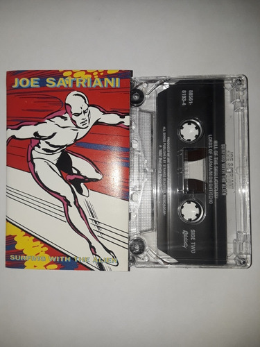 Caset,cassette,tape Joe Satriani-surfing With The Alien Rock