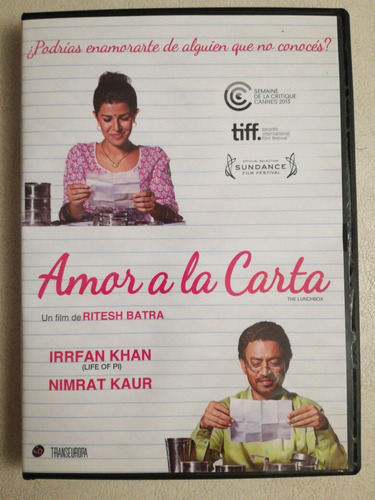 Amor A La Carta  (2013 The Lunchbox) Dvd Original