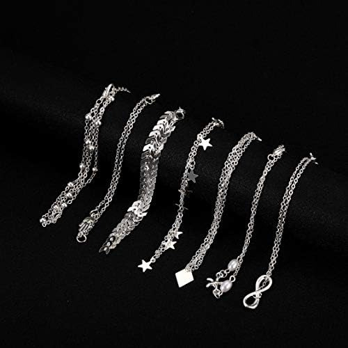Softones 16 Piezas Pulseras De Tobillo Para Mujeres Niñas Or