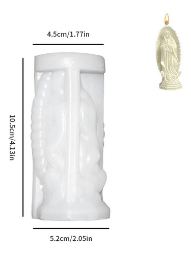 Moldes Para Velas Virgen María Molde De Silicona Para Manual