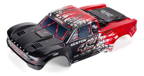 Arrma Cuerpo Pintado 1/10, Rojo: Senton 4x4 Blx, Ara402312