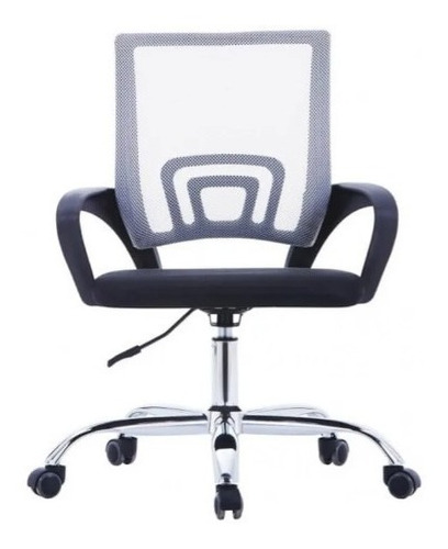 Silla Gris Para Escritorio Consultorio Oficina Secretarial