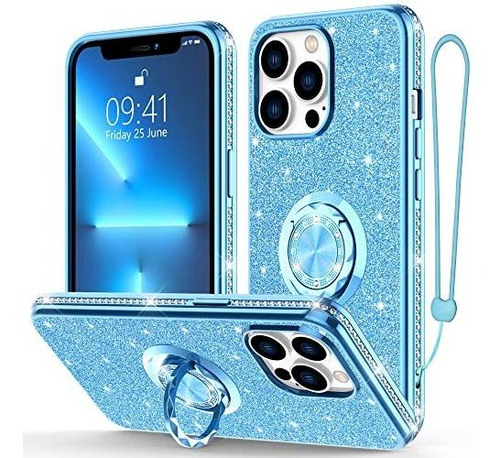 Henpone Glitter iPhone 13 Pro Max Cases For Women, Tgk8h