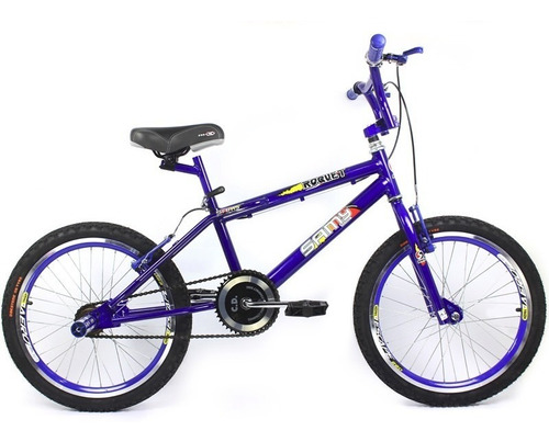 Bicicleta Bmx Cross Aro 20 Cor Azul